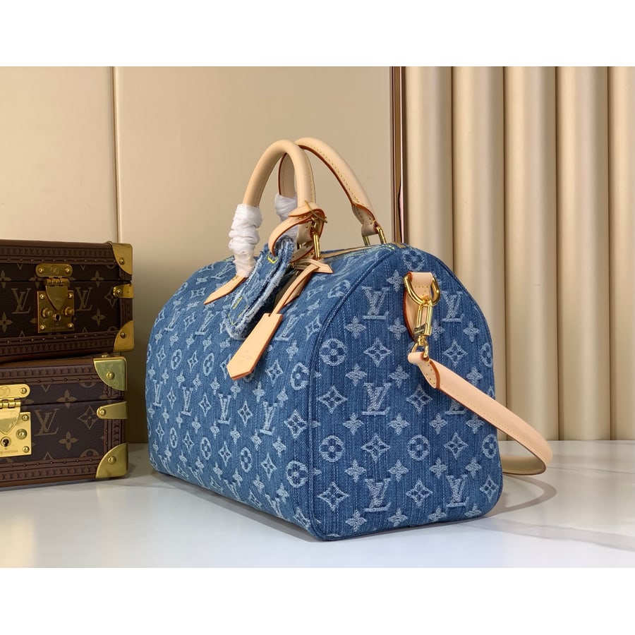 Референс Louis Vuitton Speedy Soft 30, вид сбоку